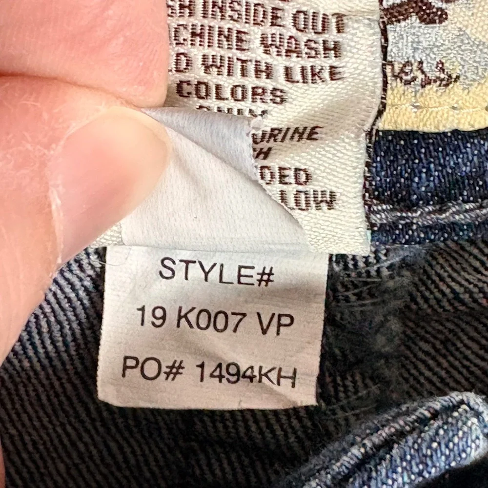 Mudd Girls Dark Wash Bootcut Jeans Blue Size 14R Y2K Retro Cowgirl Casual